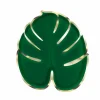 Badaboum 8 Assiettes Carton Feuille Tropicale 23Cm