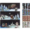 Badaboum 3 Bandes Vitro Statique De Noel Paillet Es Best