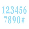 Badaboum 12 Chiffres Adh Sifs Bleu Ciel En Carton