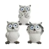 Badaboum 3 Chouettes Lumineuse Acrylique Solaire Best