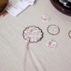 New 10 Etiquettes Theme Dahlia Blanches Et Pastel Theme Deco Pastel