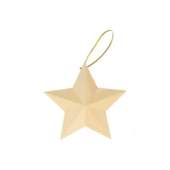 Sale 2 Etoiles En Bois Naturel A D Corer Theme Eco-Responsable