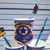 Online 8 Gobelets En Carton Theme Police Theme Cinema