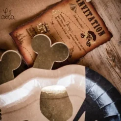 Badaboum 8 Invitations Theme Pirate
