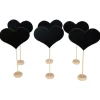 Badaboum 6 Marque Table Ardoise En Forme De Coeur