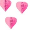 Badaboum 3 Mini Coeurs Alv Ol S 8Cm Rose