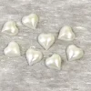 Badaboum 20 Mini Coeurs Effet Nacr Ivoire Pour D Co De Table