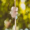 Badaboum 6 Pinces Papillons Plumettes Rose