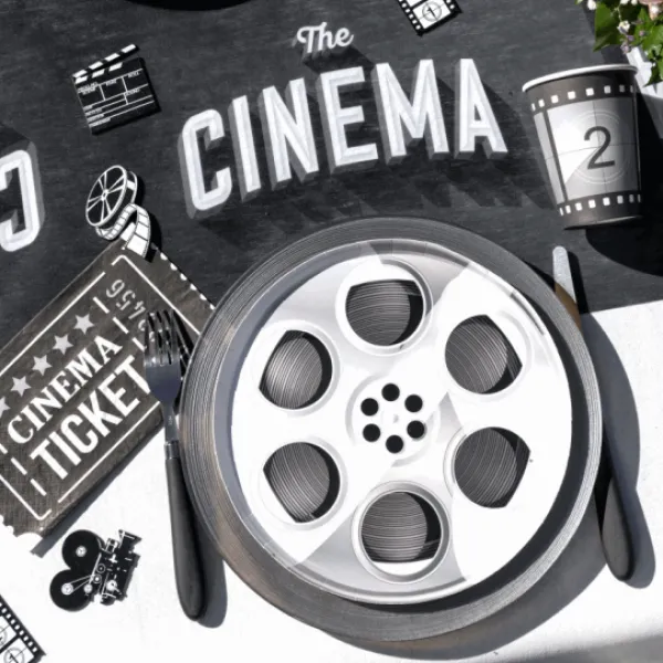 Sale 20 Serviettes En Papier Th Me Cin Ma 40 X 33 Cm Theme Cinema