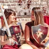 Badaboum 4 Sets De Table Bouclier Chevalier