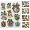 Badaboum 8 Stickers Vitro Statique De Noel Paillet S Sale