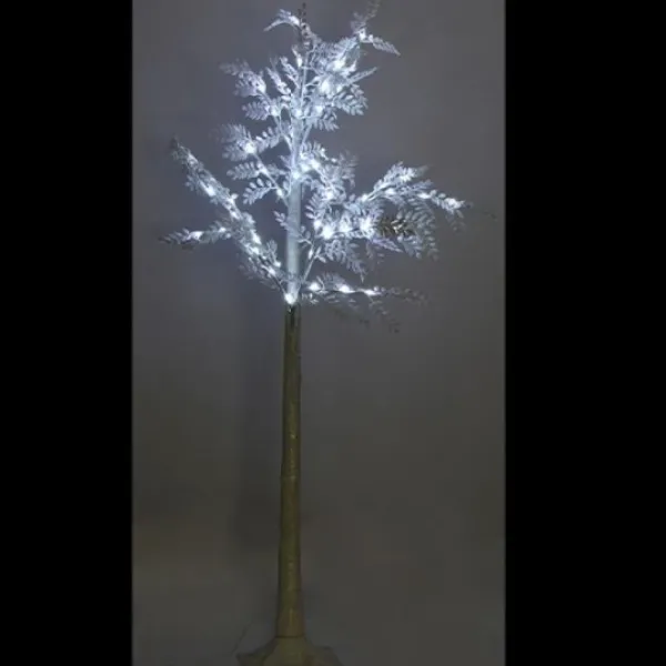 Badaboum Arbre De Noel Lumineux Paillet Blanc 72 Led Online