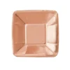 Badaboum Assiette Carr E En Carton Cuivre 20Cm X 8 Pi Ces