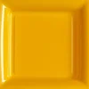 Clearance Assiette Carr E Plastique Orange Mandarine R Utilisable 23Cm X12 Theme Eco-Responsable