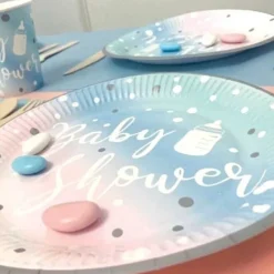 Discount Assiette Carton Baby Shower X 8 Pi Ces Theme D Co Baby Shower
