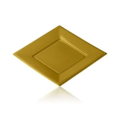Badaboum Assiette Dessert De Noel Carr En Plastique Rigide X 12 Pi Ces