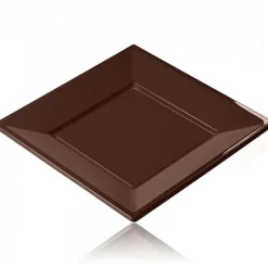 Badaboum Assiette Dessert De Noel Carr En Plastique Rigide X 12 Pi Ces