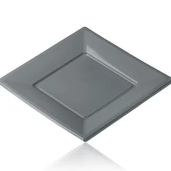 Badaboum Assiette Dessert De Noel Carr En Plastique Rigide X 12 Pi Ces