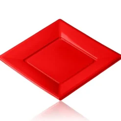Badaboum Assiette Dessert De Noel Carr En Plastique Rigide X 12 Pi Ces