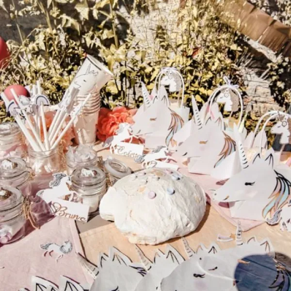 Sale Assiette Jetable Theme Licorne X 8 Pi Ces Theme Licorne