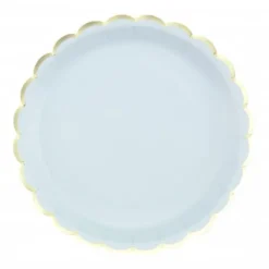 Discount Assiettes Festonn Es 23 Cm Pastel Assortis X 8 Pi Ces Theme Deco Pastel