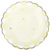 Clearance Assiettes Festonn Es 23 Cm Jaune Pastel X 8 Pi Ces Theme Deco Pastel