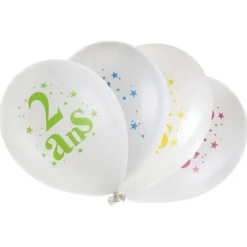 Ballon Gonflable Chiffre 2 Joyeux Anniversaire X8 Theme Joyeux Anniversaire