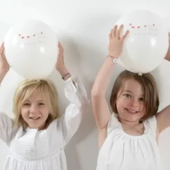 Badaboum Ballon Gonflable Vive Les Mari S Blanc X8 Pi Ces