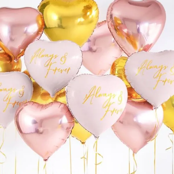Badaboum Ballon Mylar Coeur Always Et Forever