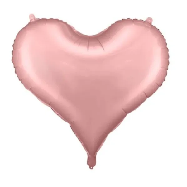Badaboum Ballon Mylar G Ant Coeur Rose 75Cm
