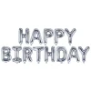 Outlet Ballon Mylar G Ant Happy Birthday Argent Theme Joyeux Anniversaire