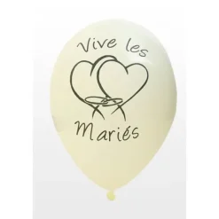 Badaboum Ballon Vive Les Mari S Ecru X8
