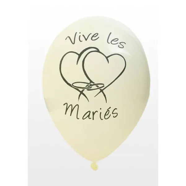 Badaboum Ballon Vive Les Mari S Ecru X8