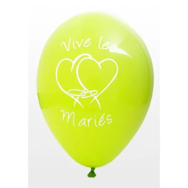 Badaboum Ballon Vive Les Mari S Vert Anis X8