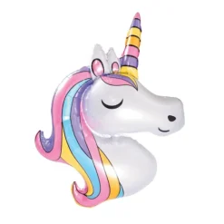 Clearance Ballons Gonflables Aluminium Licorne 86Cm Theme Licorne