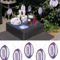 Sale Banderole Anniversaire Rugby Theme Deco Football