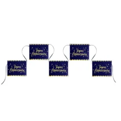 Hot Banderole Joyeux Anniversaire M Tallis E Bleu Marine 5 M Tres Theme Joyeux Anniversaire