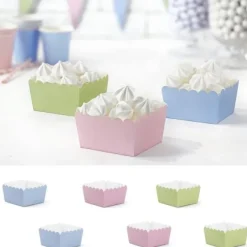 Sale Barquette Pastel Pour Bonbons X 6 Pi Ces Theme Deco Pastel