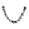Badaboum Boa Plumes Noir Et Blanc