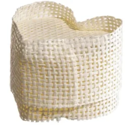 Clearance Boite Dragees Coeur En Jute Blanc Theme Jute