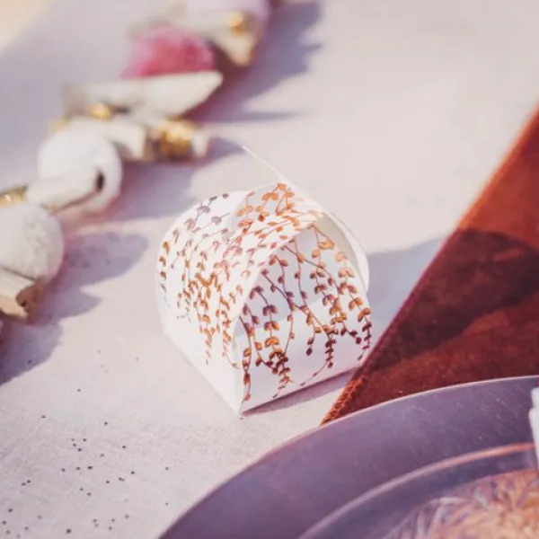 Badaboum Boite Dragees Vegetal Rose Gold X 10 Pi Ces