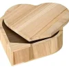 Badaboum Boite En Bois Forme Coeur Avec Couvercle