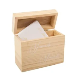 Discount Boite En Bois Souvenir Bois Et Blanche A Personnaliser Theme Eco-Responsable