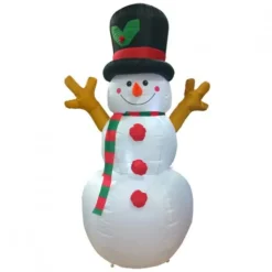 Badaboum Bonhomme De Neige Gonflable Lumineux Original 160Cm Discount