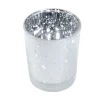 Badaboum Bougeoir Vase En M Tal Blanc Givr