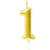 Clearance Bougie Anniversaire Chiffre 1 Or Theme Joyeux Anniversaire
