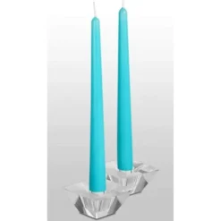 Badaboum Bougie Chandelier Mariage Turquoise X 2 Pi Ces New