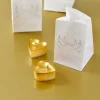 Badaboum Bougie Chauffe Plat Coeur Or X 4 Pi Ces