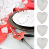 Badaboum Bougie Chauffe Plat Coeur Blanche X 4 Pi Ces