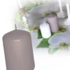 Badaboum Bougie Cylindrique Taupe 10Cm Outlet